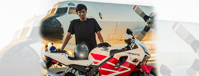 High tech helmet from a Sri-Lanka Inventor