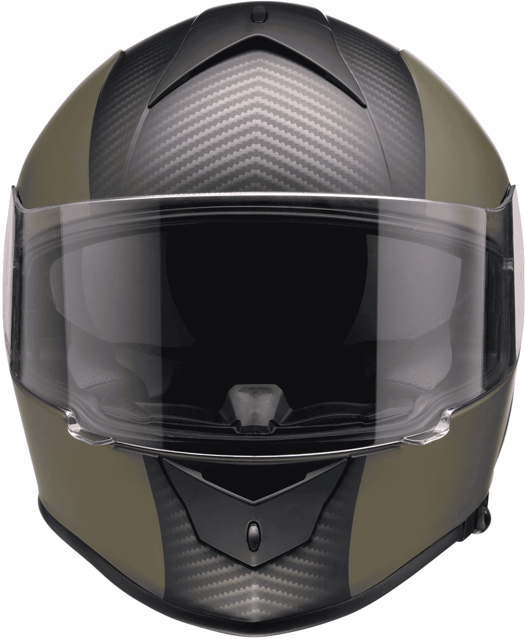 /z1r-warrant-carbon-full-face-motorcycle-helmet-green-front-view