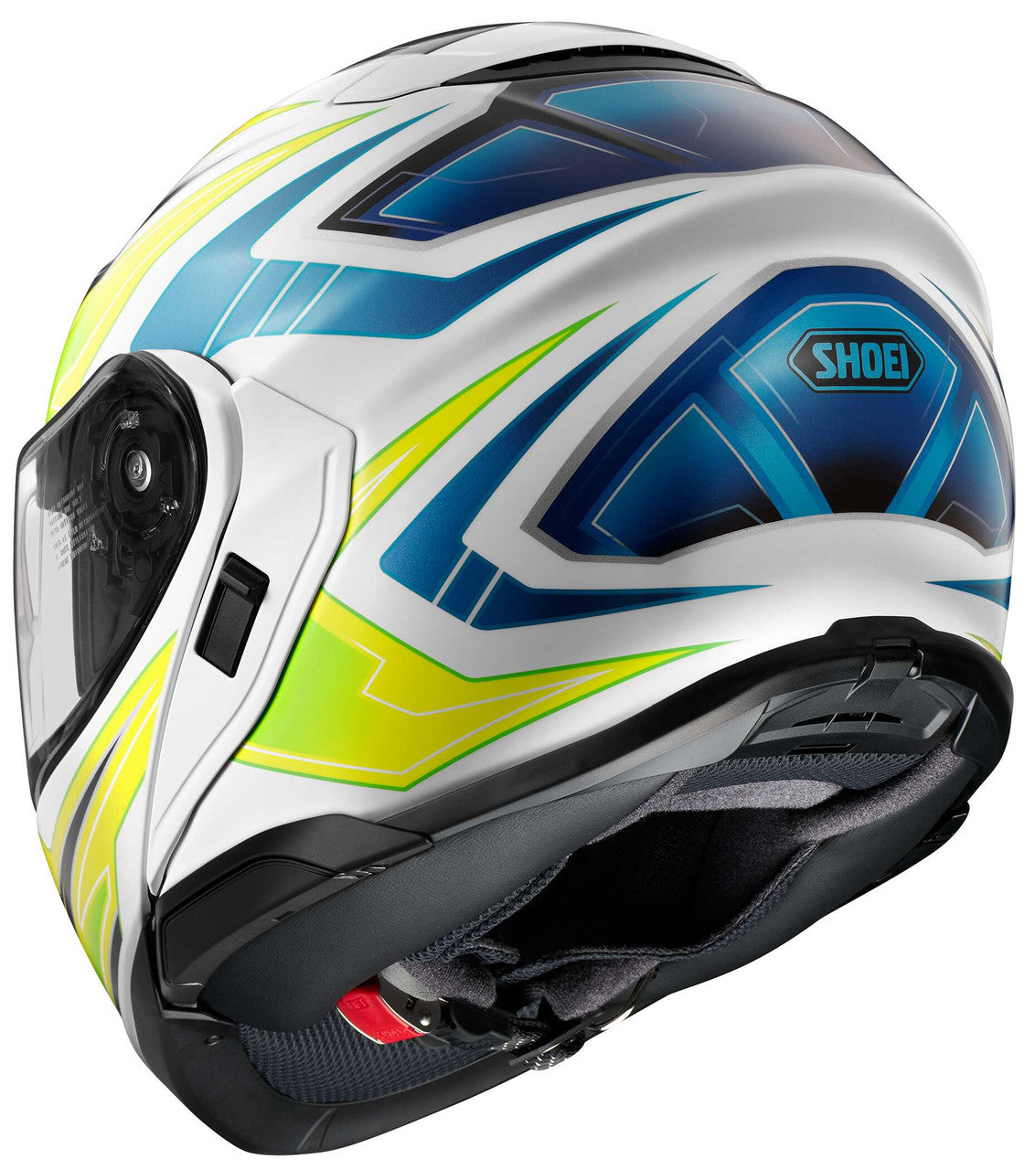 shoei-neotec-3-anthem-modular-motorcycle-helmet-white-hi-viz-back-view