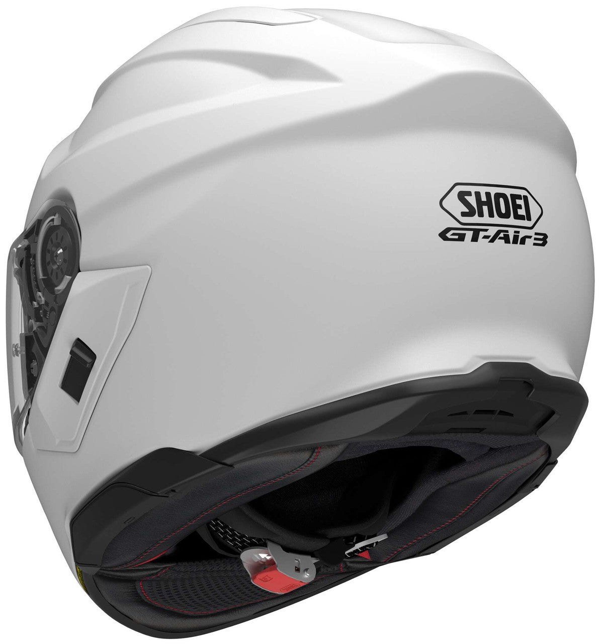 shoei-gt-air-3-solid-full-face-motorcycle-helmet-white-back-view