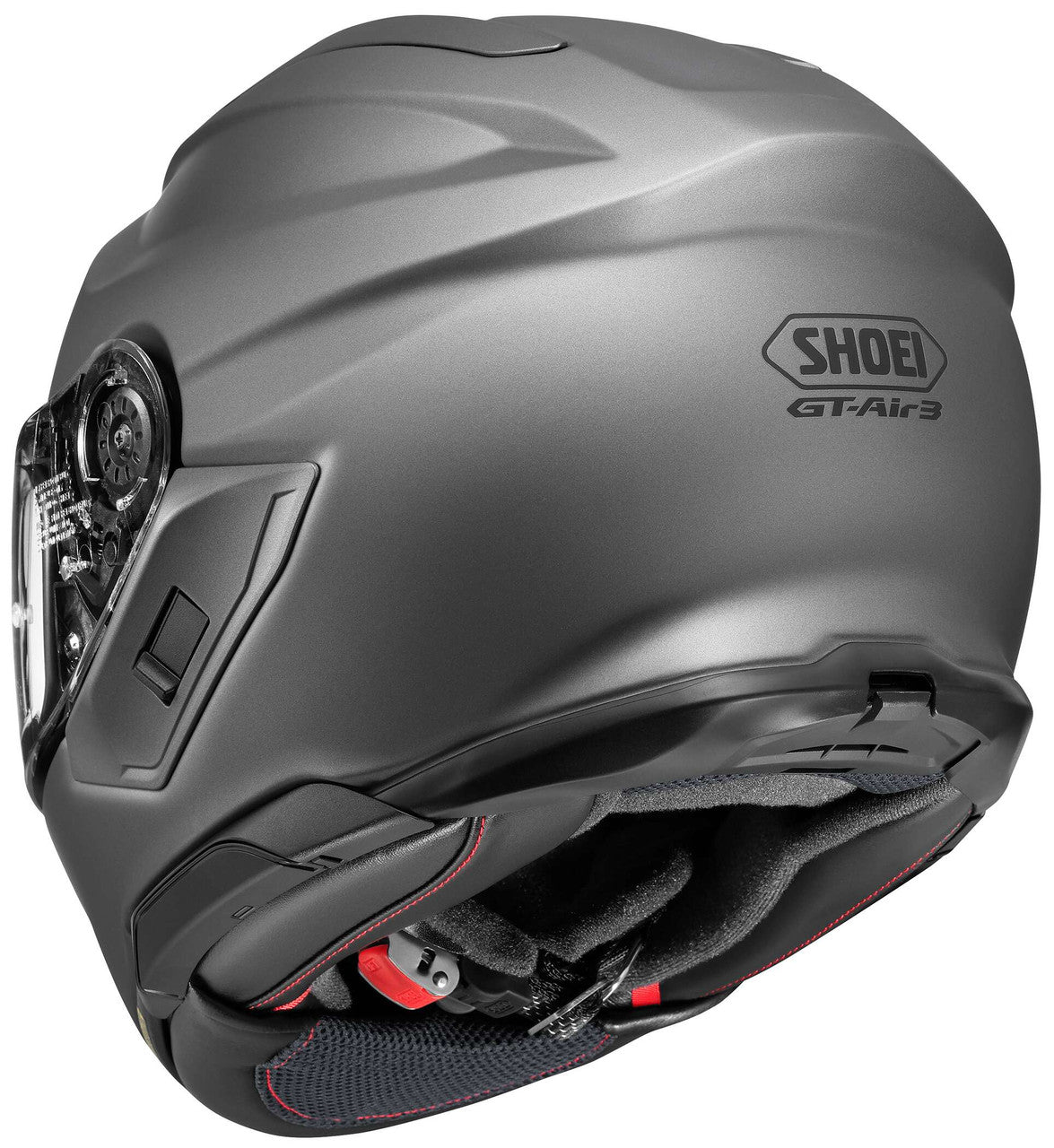 shoei-gt-air-3-solid-full-face-motorcycle-helmet-matte-grey-back-view