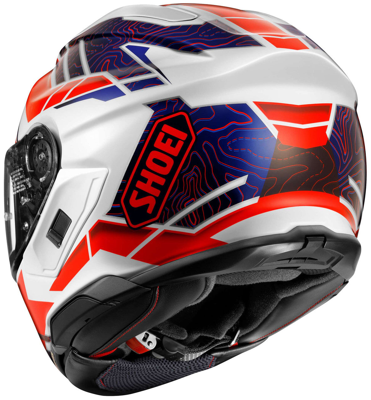 shoei-gt-air-3-hike-full-face-motorcycle-helmet-red-black-back-view