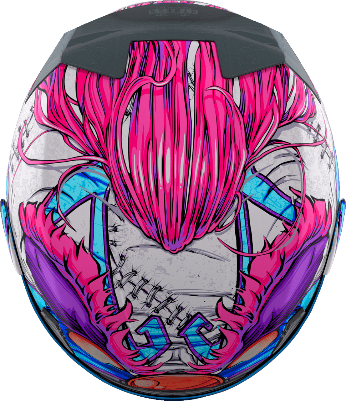 icon-airframe-pro-krazy-klown-2-full-face-motorcycle-helmet-front-view