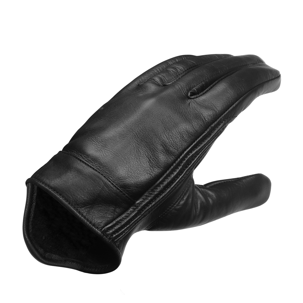 Vance VL475 Mens Black Gel Palm Riding Leather Gloves