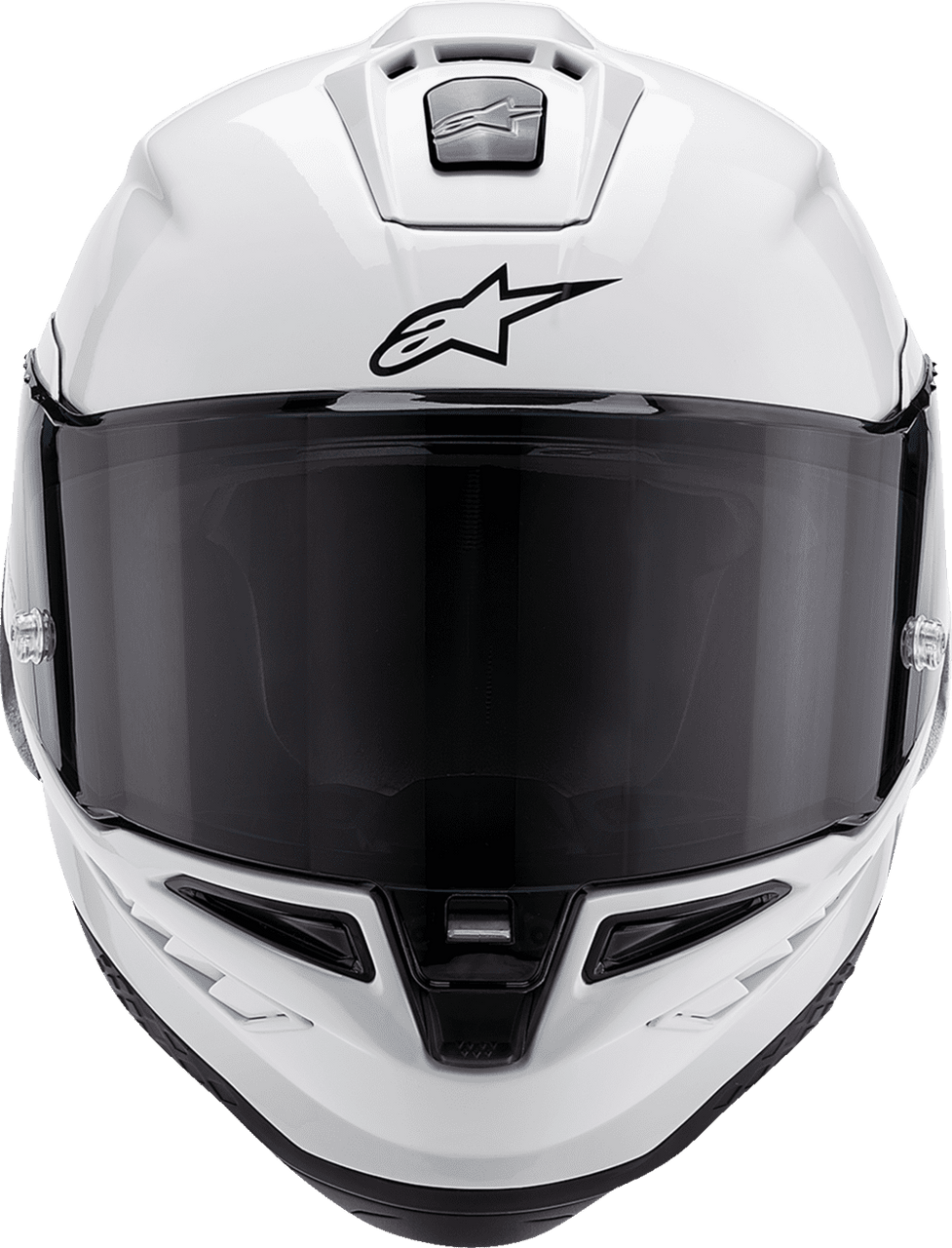 Alpinestars-Supertech-R10-Solid-Full-Face-Motorcycle-Helmet-Gloss-White-front