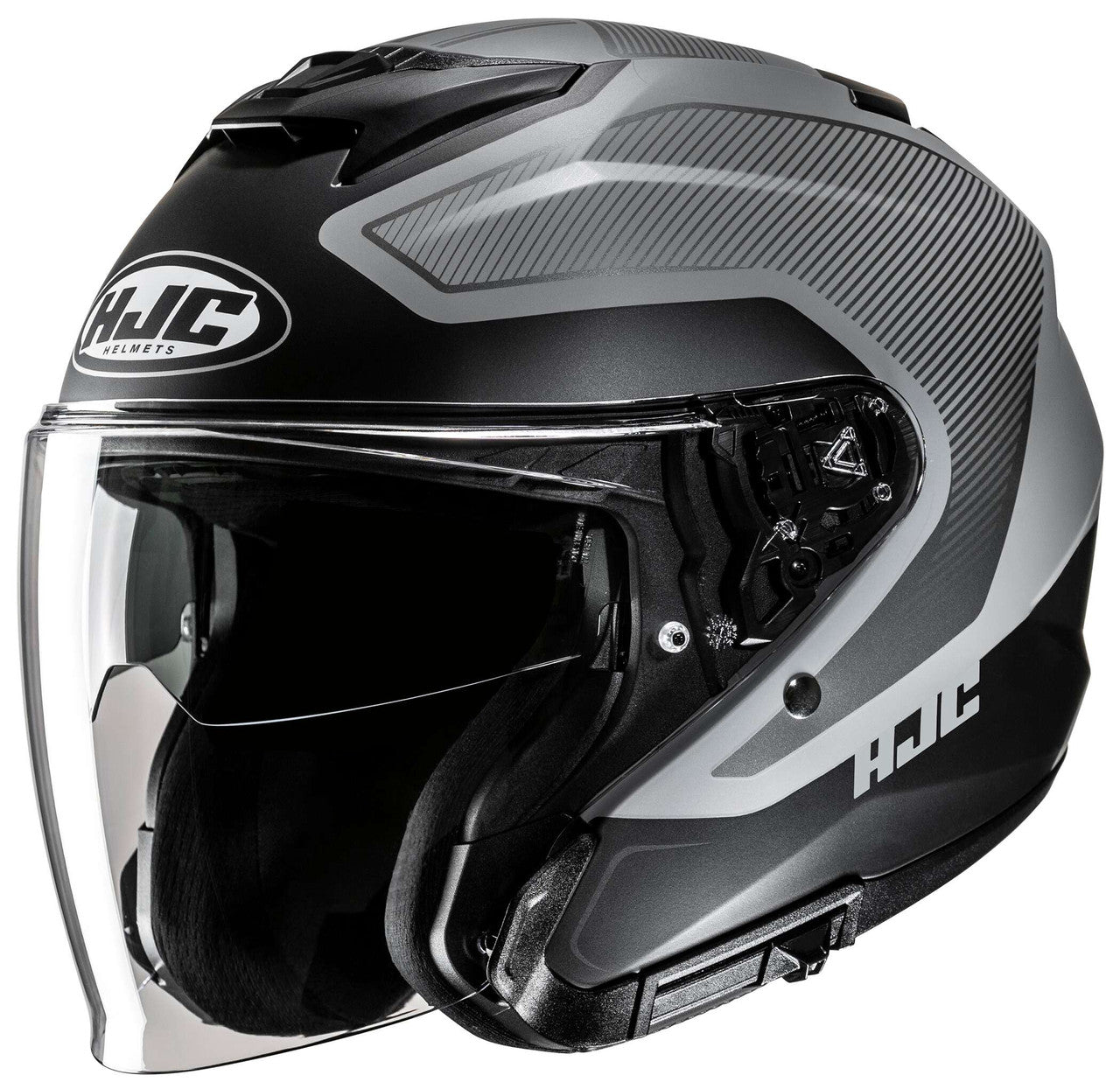 hjc-i31-tevis-open-face-motorcycle-helmet-black-grey-main