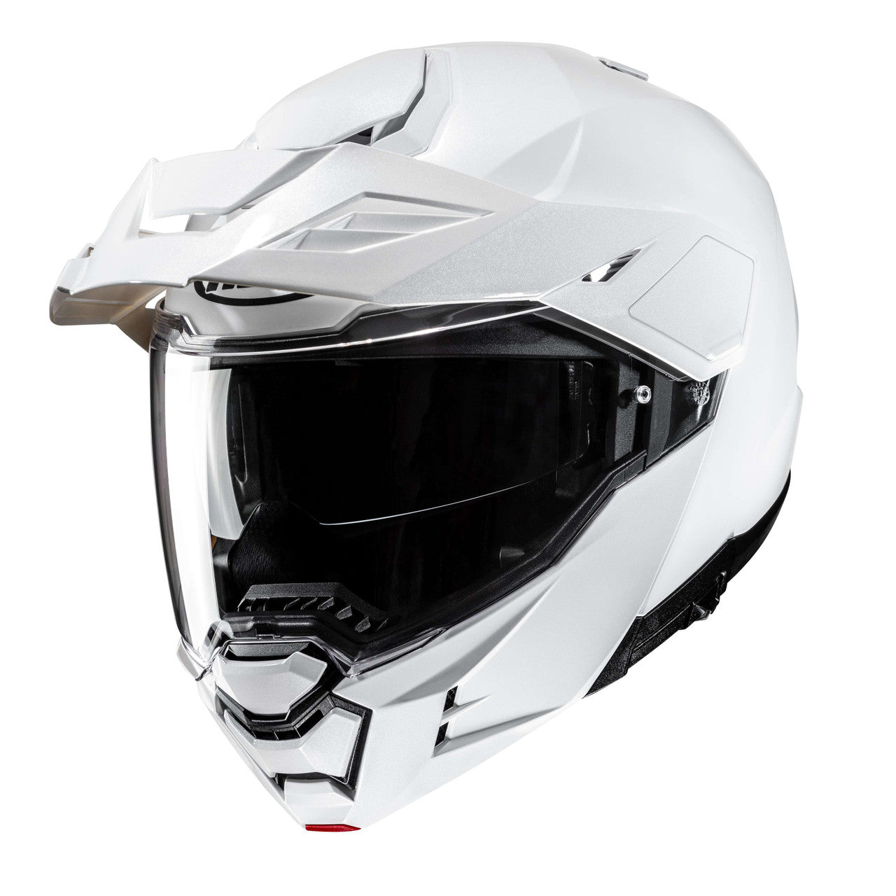 hjc-i80-solid-modular-motorcycle-helmet-white-front-side-view