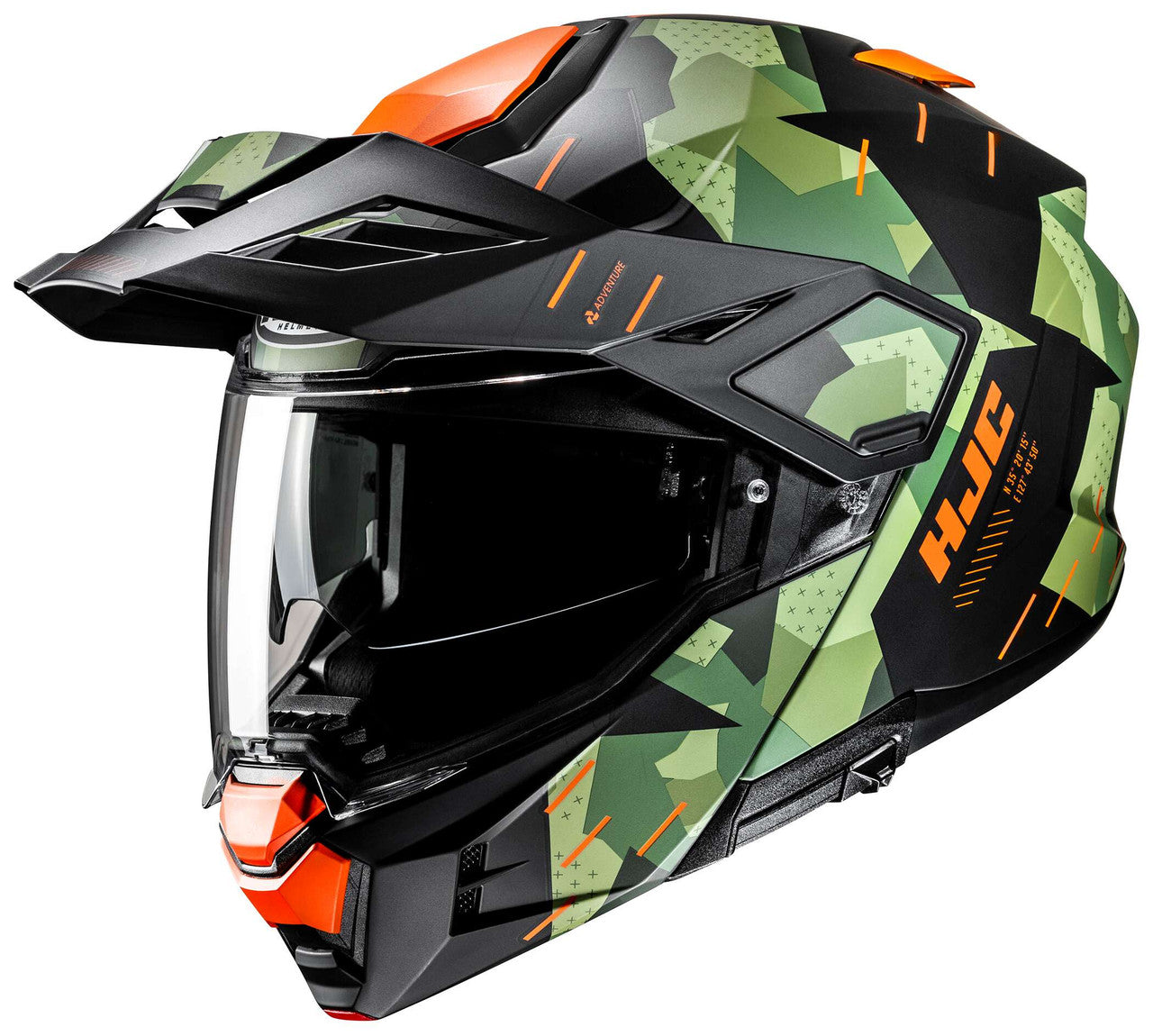 hjc-i80-roki-modular-motorcycle-helmet-black-green-orange-main