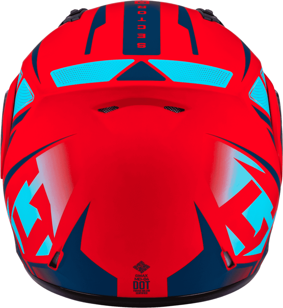 gmax-md-04-sector-modular-motorcycle-helmet-red-matte-blue-back-view