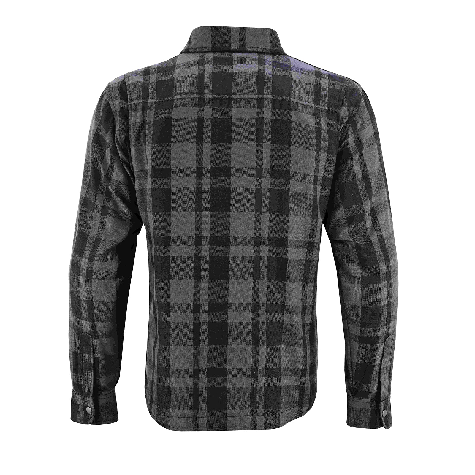 Men’s Armored Motorcycle Flannel Shirt, Armor Reinforced with Kevlar by DuPont