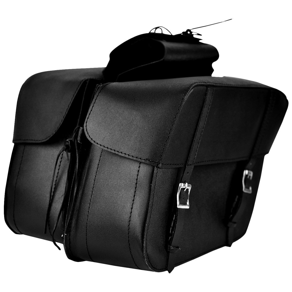 SD2056 Throw Over Saddlebags with Quick Release-Side View