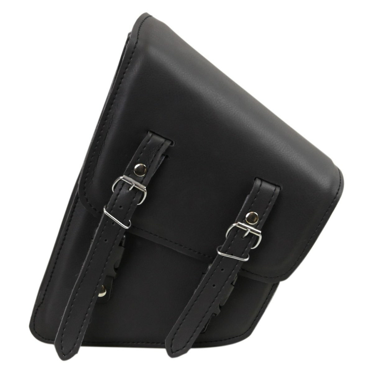 Vance SA401 Black Classic Motorcycle Swing Arm Saddlebag