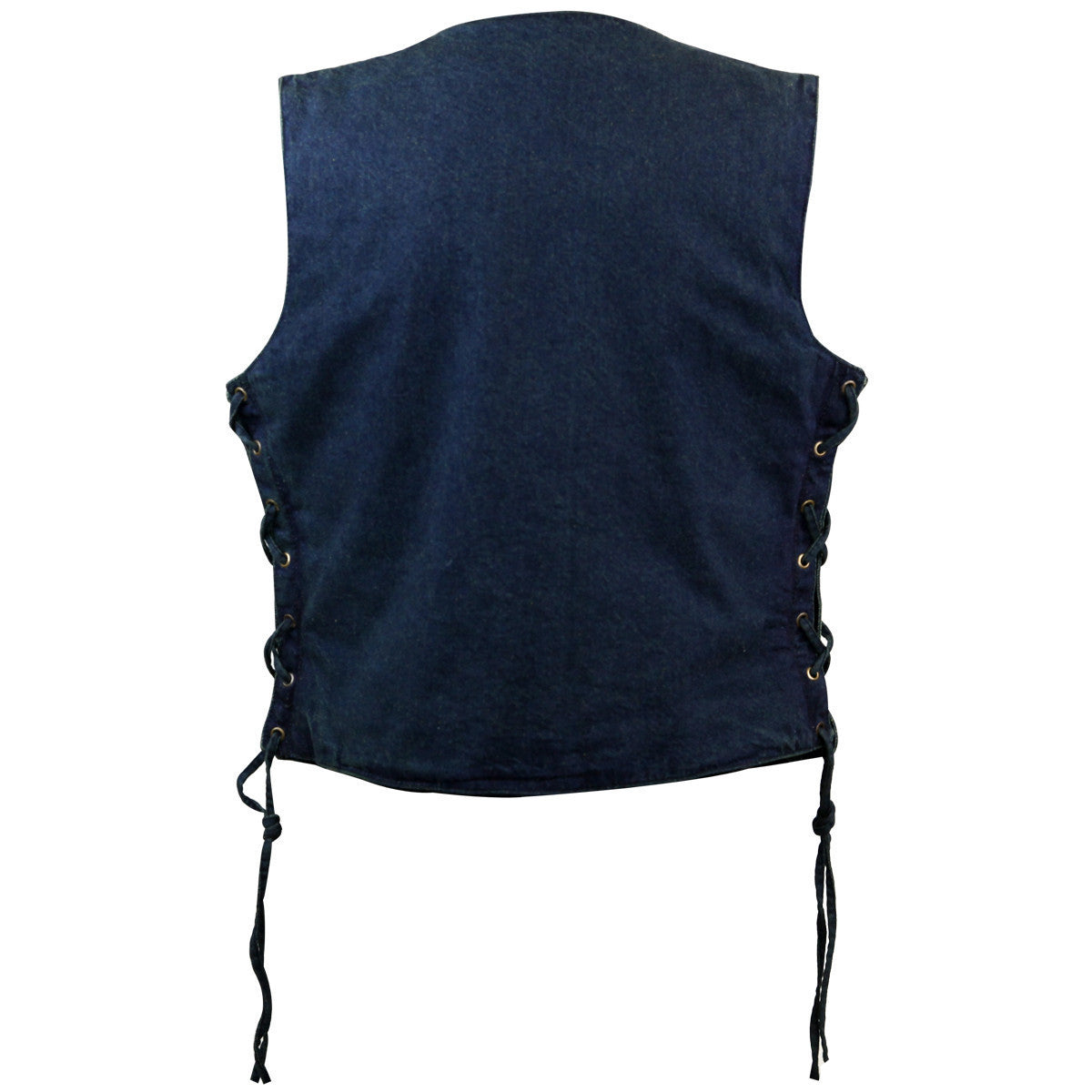 Womens 6 Pocket Concealed Carry Denim Vest