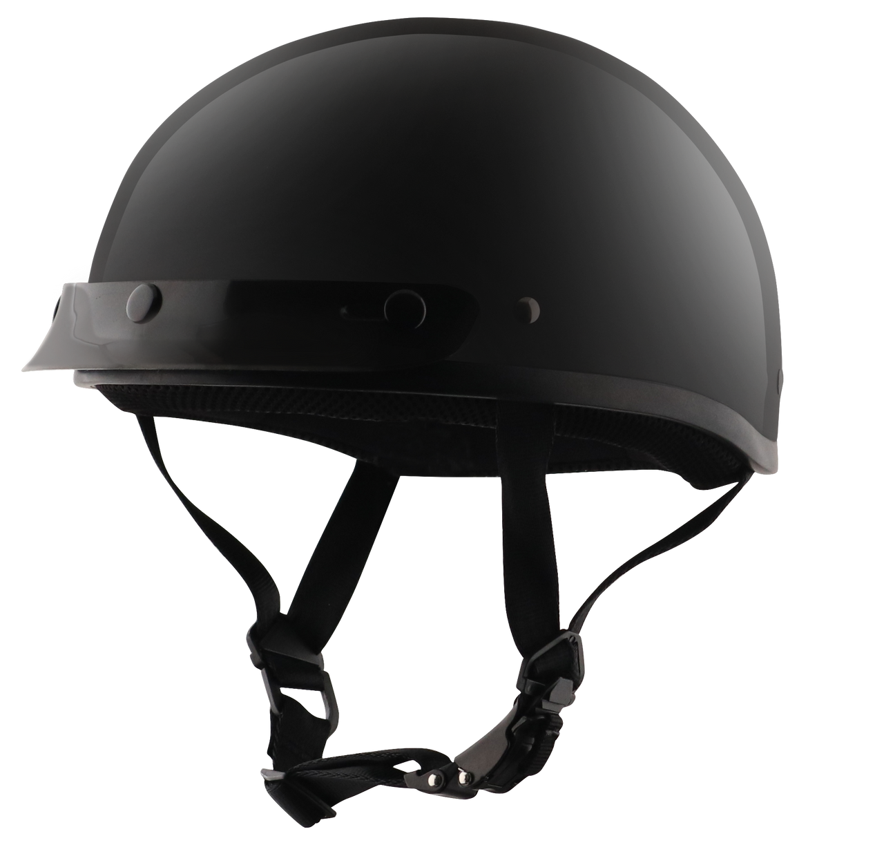 Detour-Helmets-Gloss-Black-Half-Helmet-Motorcycle-Riders-main