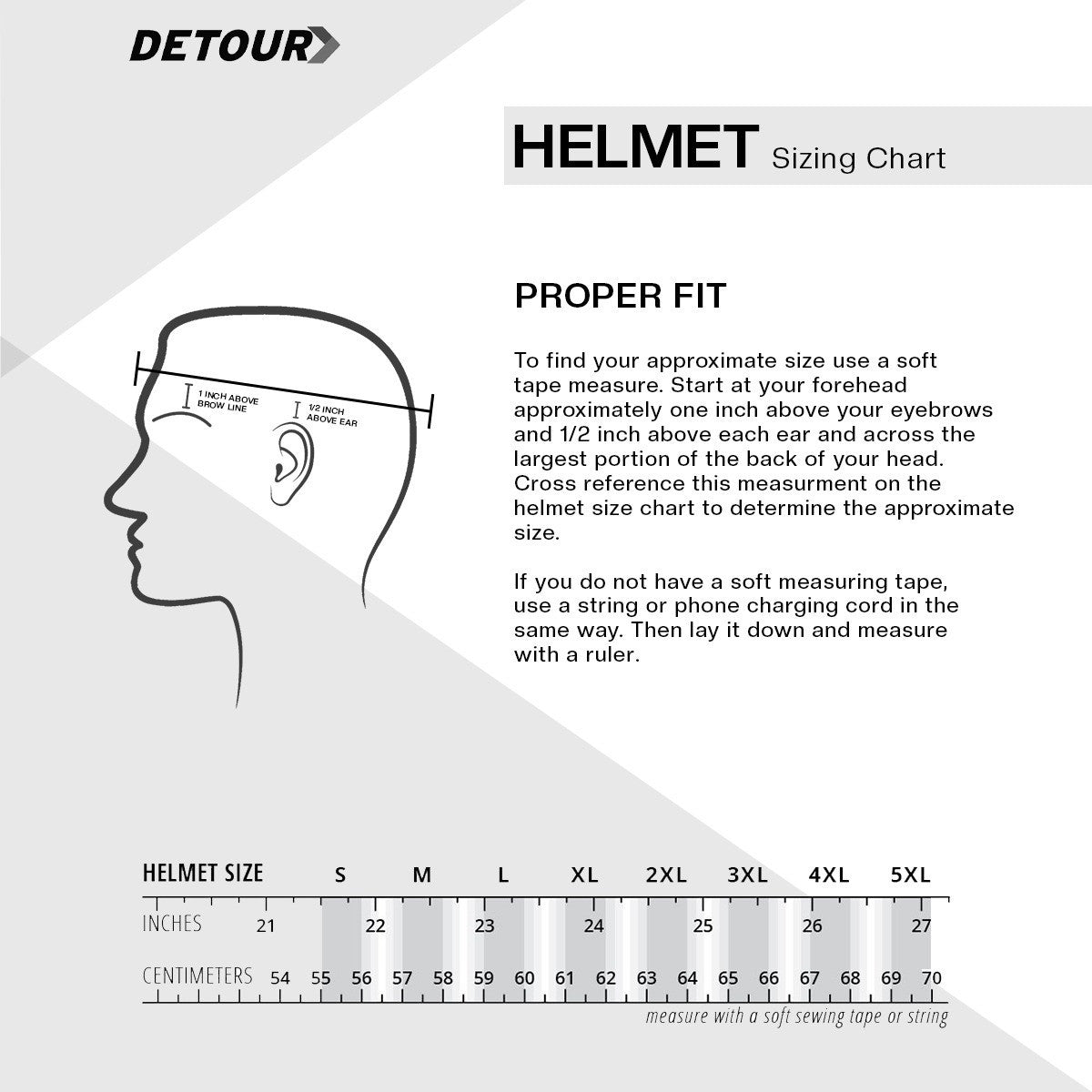 Detour-Helmets-Flat-Black-Half-Helmet-Motorcycle-Rider-size-chart