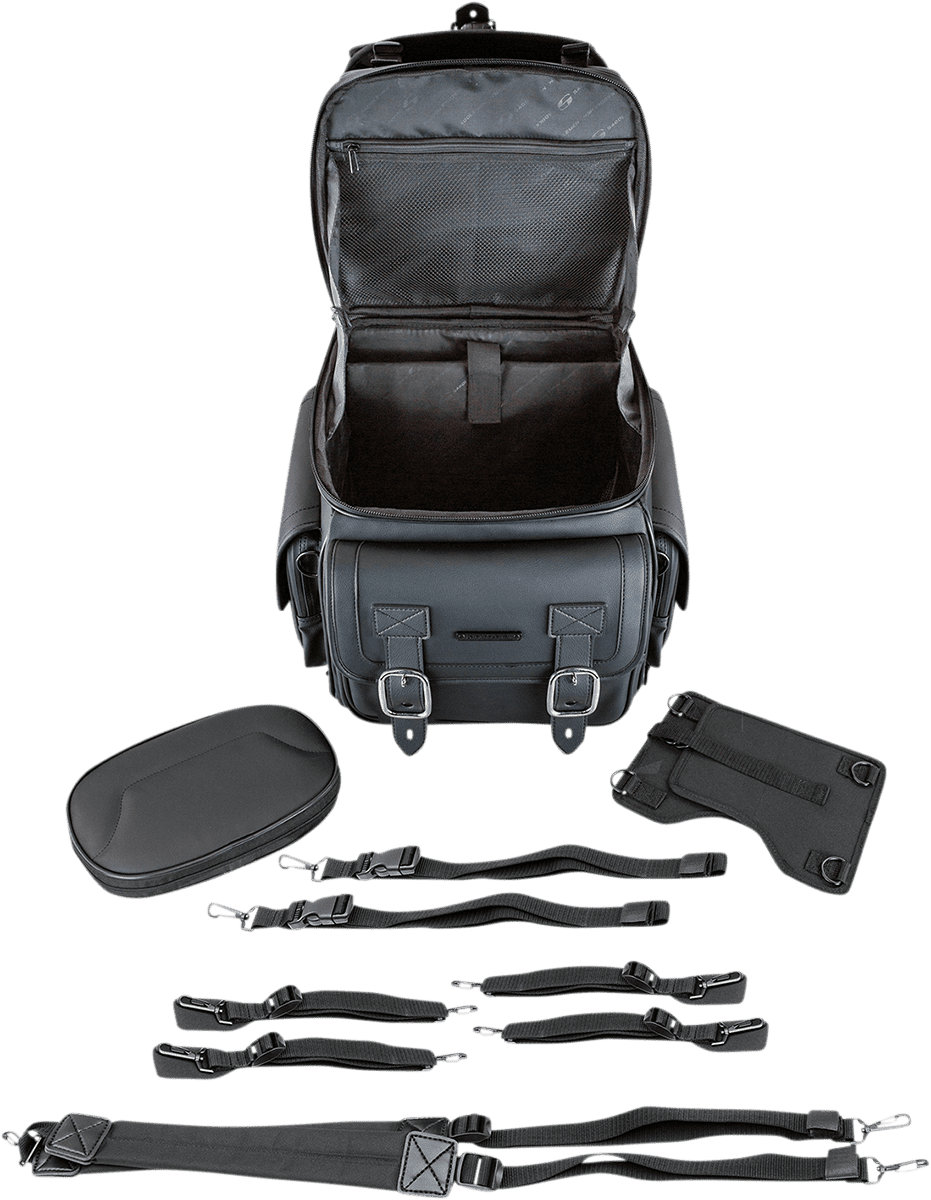 Saddlemen-BR3400D-Motorcycle-Back-Seat-Sissy-Bar-Bag-Detail-View-Pic-3