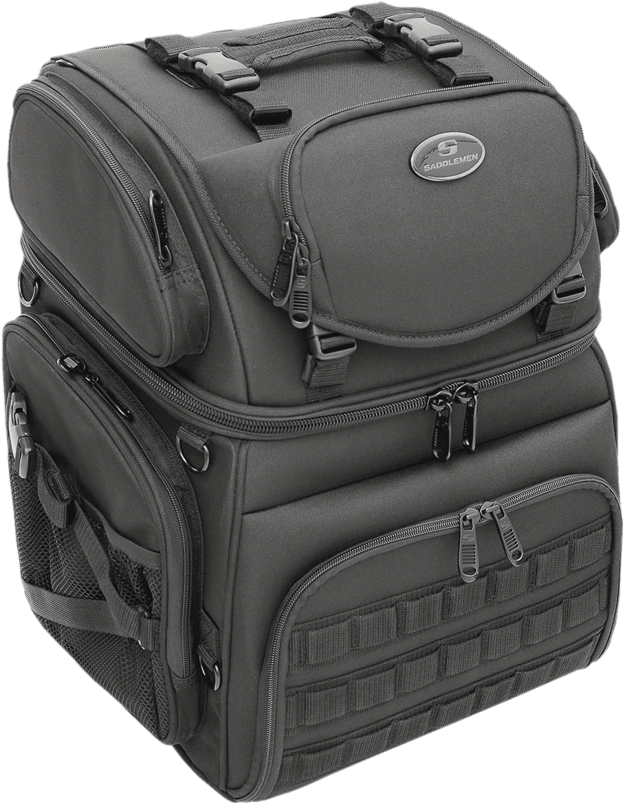 Saddlemen-BR3400-Tactical-Motorcycle-Back-Seat-Sissy-Bar-Bag-Side-View