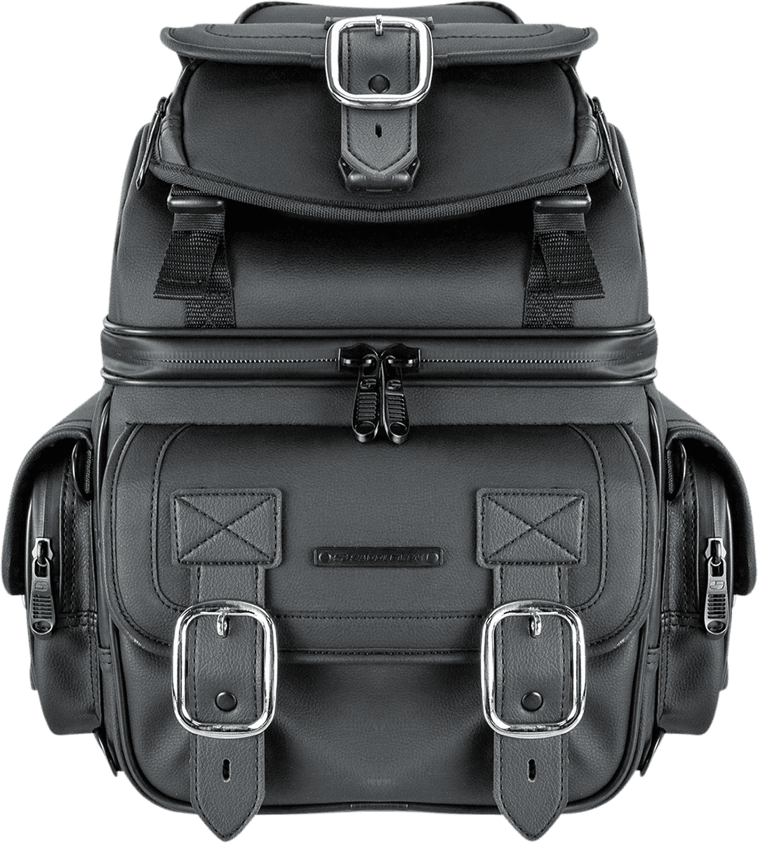 Saddlemen-BR1800-D-Back-Seat-Sissy-Bar-Bag-Front-View