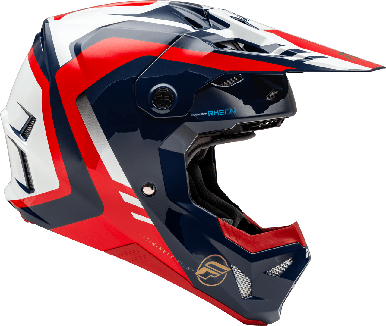 Fly-Racing-Formula-CP-Krypton-Motorcycle-Helmet-red/white/navy-side-view