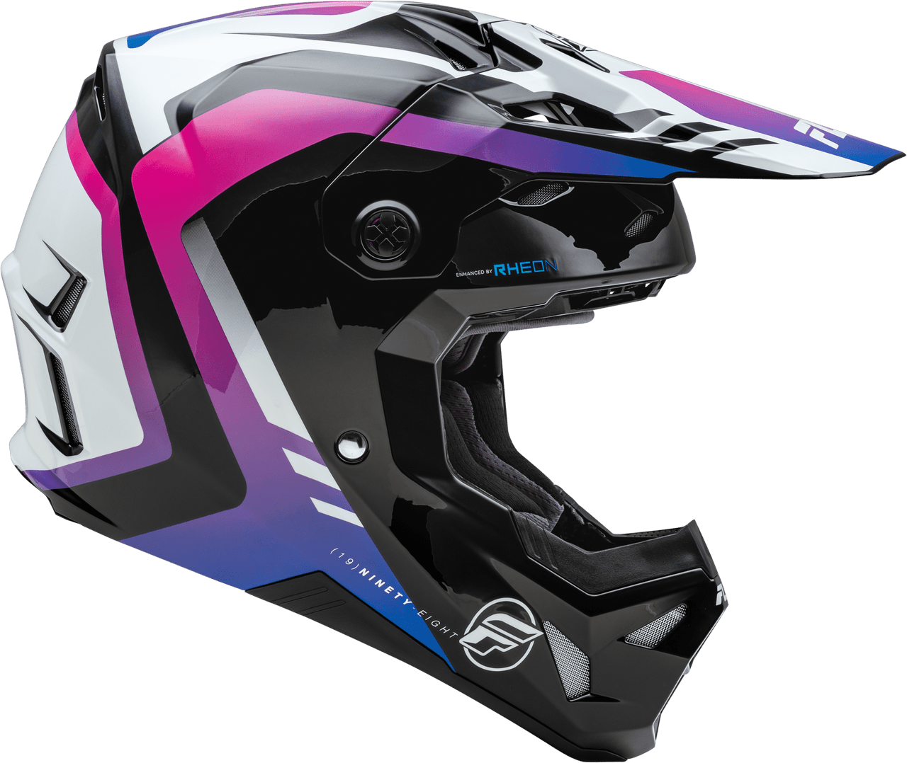 Fly-Racing-Formula-CP-Krypton-Motorcycle-Helmet-black-white-side-view