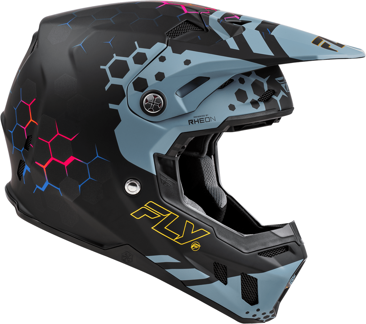 Fly-Racing-Formula-CC-Tektonic-Motorcycle-Helmet-Black-slate-side-view