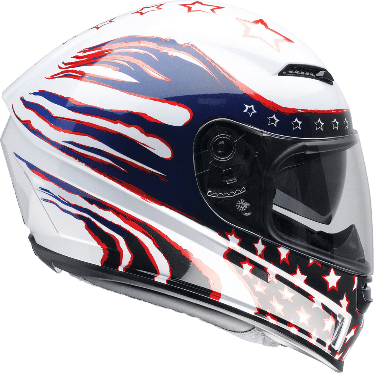 Z1R-Jackal-Patriot-Full-Face-Motorcycle-Helmet-Red/White/Blue-side-view