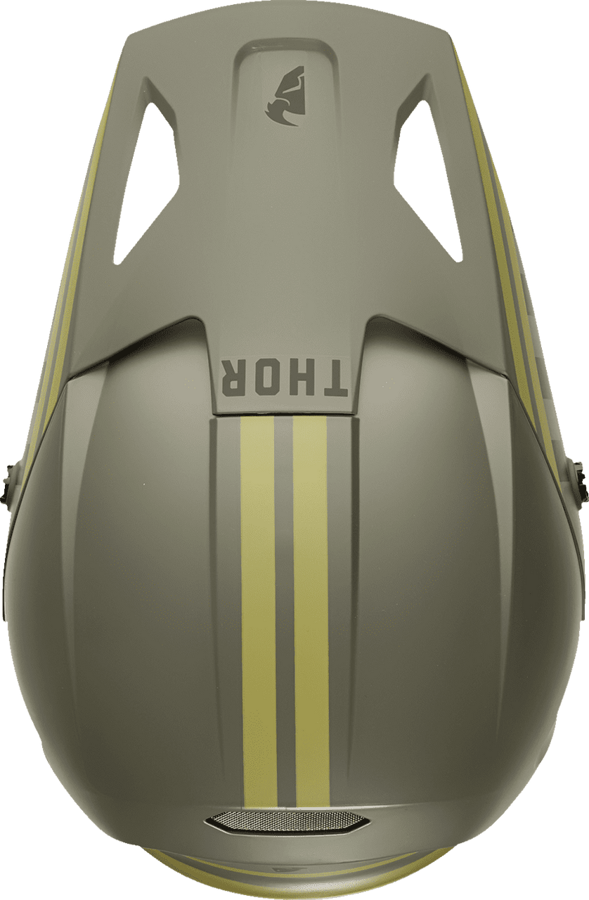 Thor-MX-24-Sector-2-Combat-Motorcycle-Helmet-Army Green-top-view