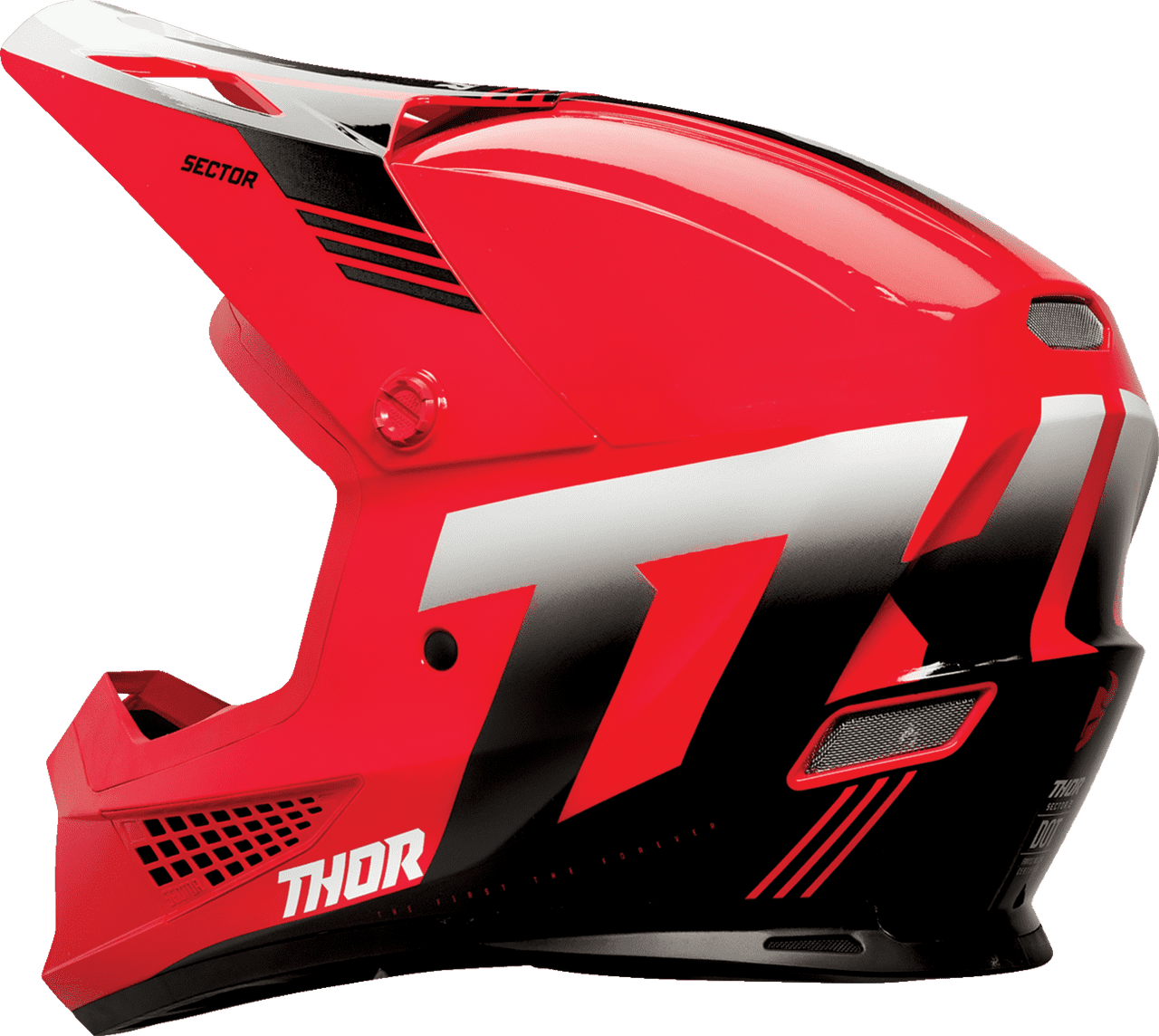 Thor-MX-24-Sector-2-Carve-Motorcycle-Helmet-Red-White-side-view