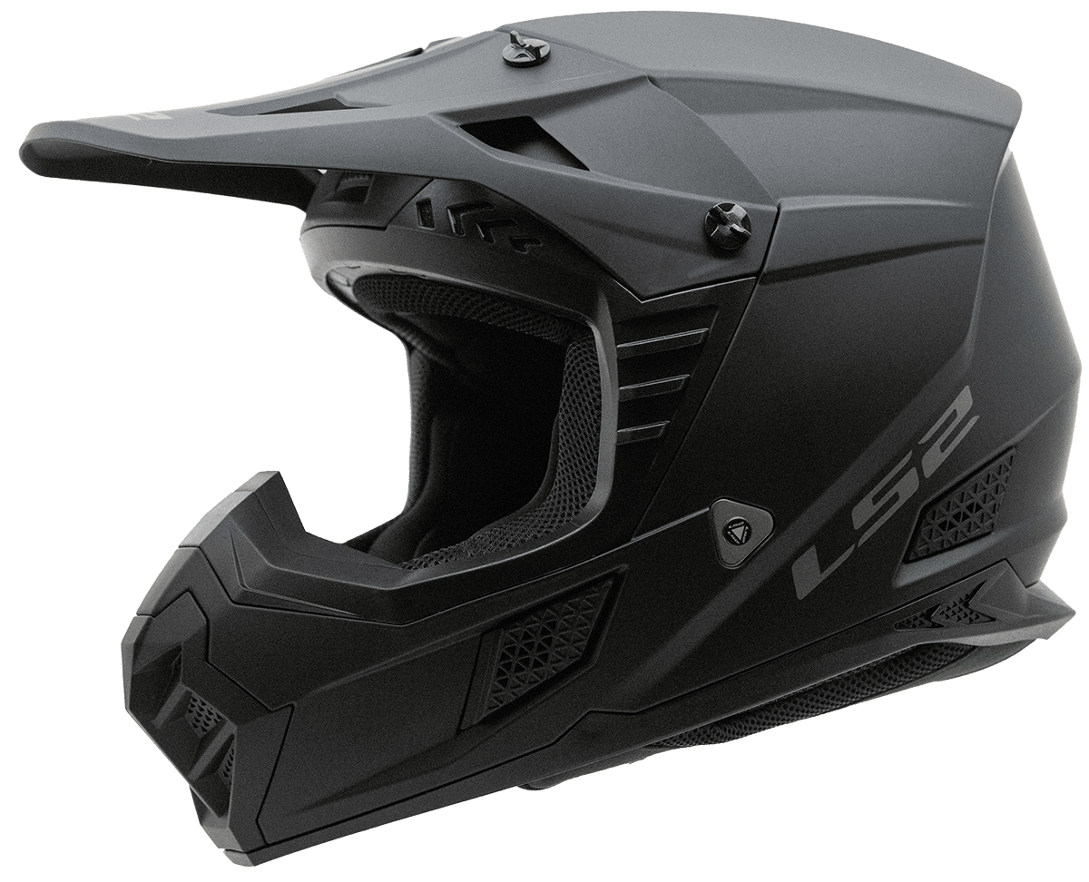 LS2-Coz-Solid-Full-Face-MX-Motorcycle-Helmet-Matte Black-Main