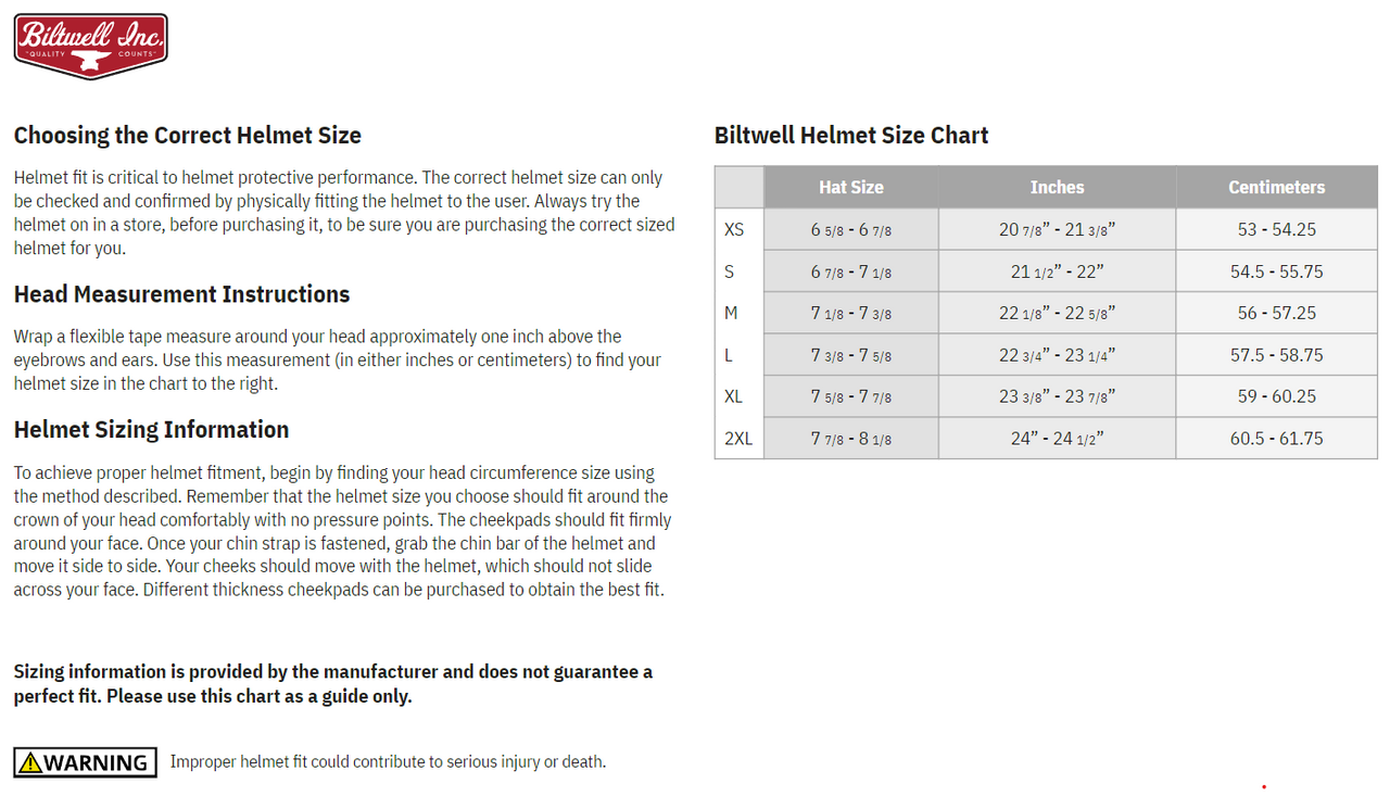 Biltwell-Gringo-SV-Solid-Full-Face-Motorcycle-Helmet-sizechart