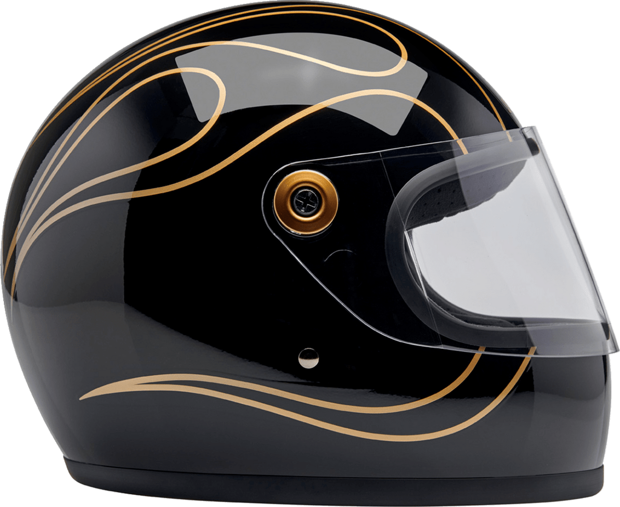 Biltwell-Gringo-S-Flames-Gloss-Black-Full-Face-Motorcycle-Helmet-side-view