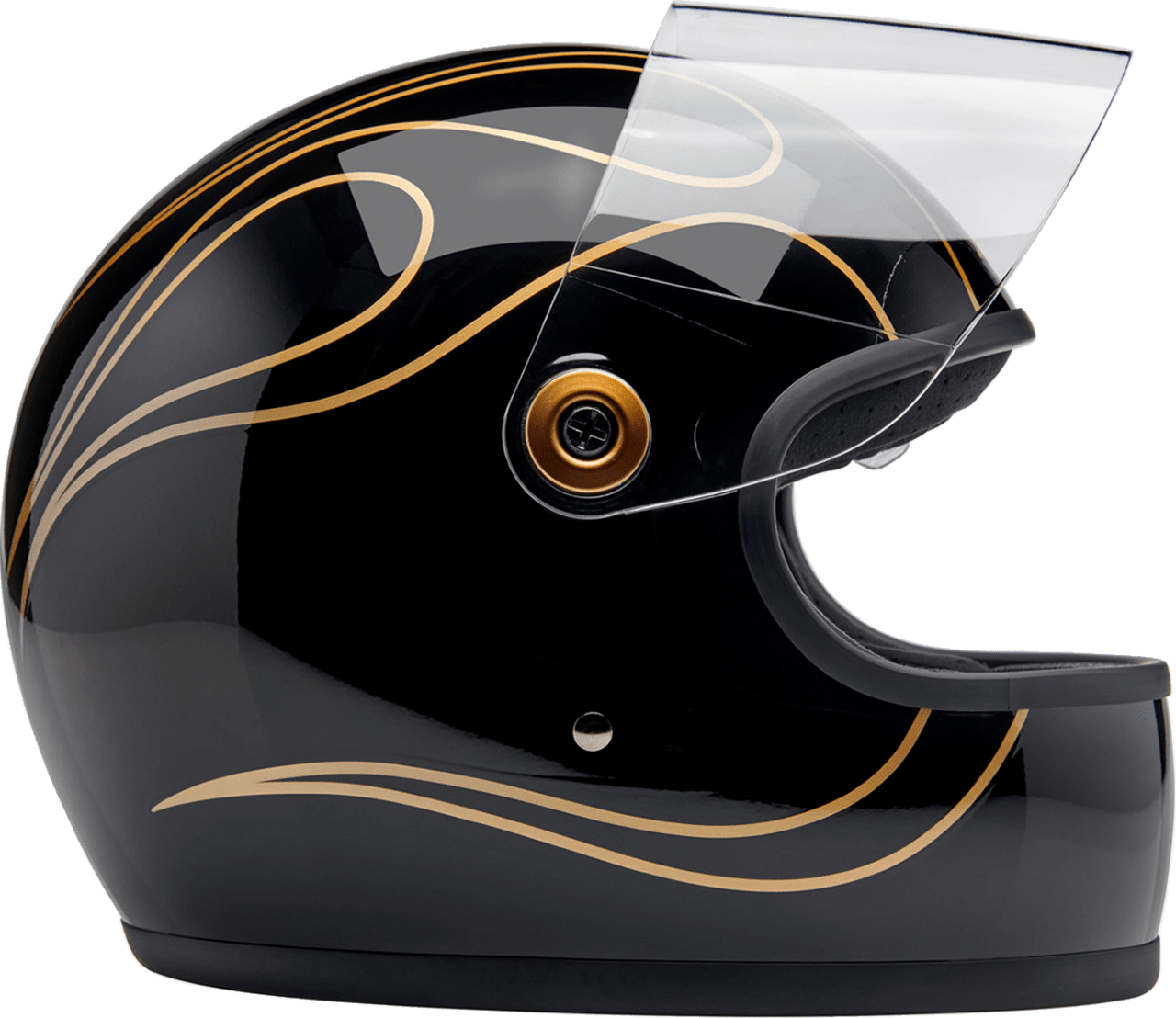 Biltwell-Gringo-S-Flames-Gloss-Black-Full-Face-Motorcycle-Helmet-back-side-view-open-visor