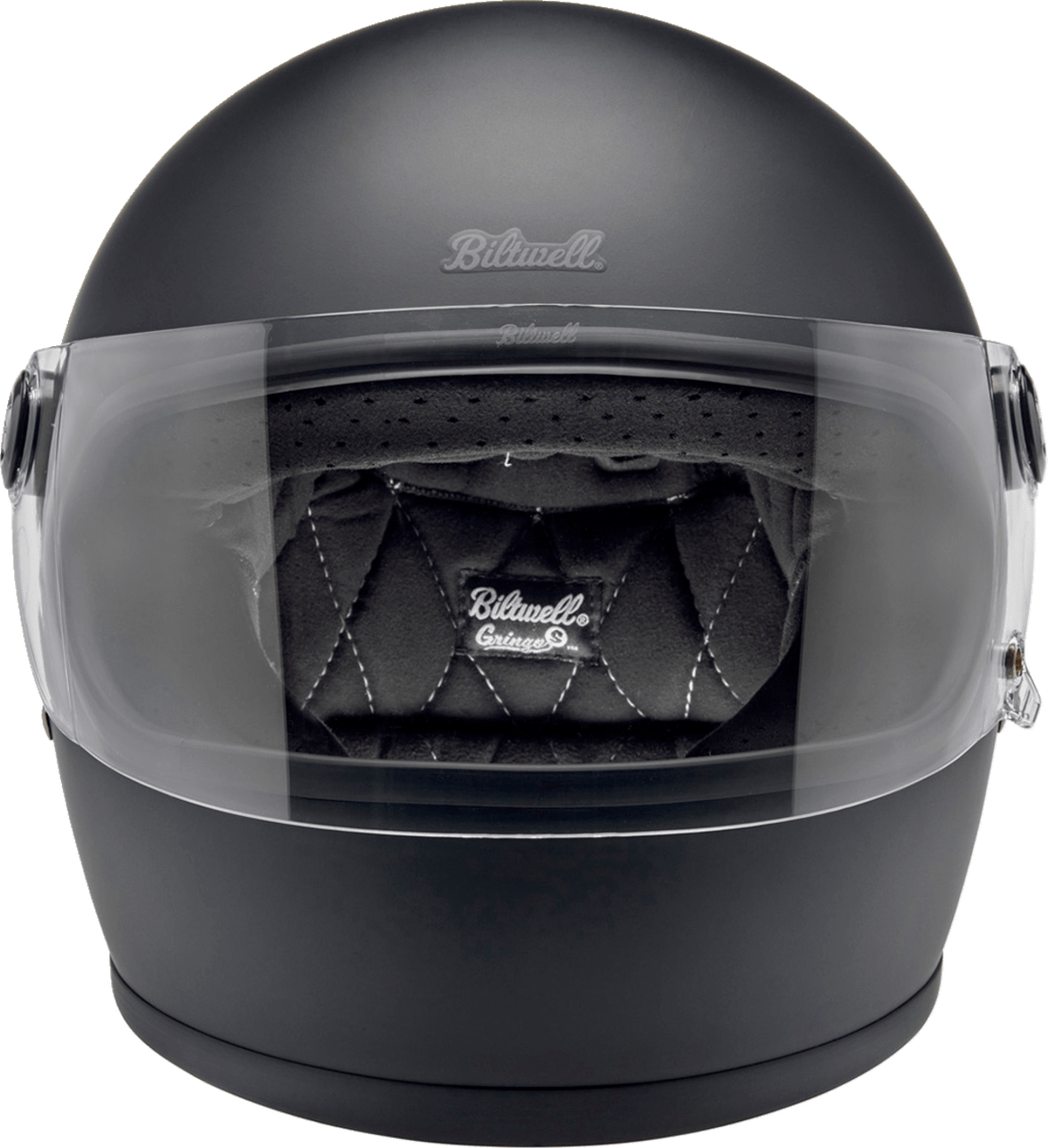 Biltwell-Gringo-S-Solid-Full-Face-Motorcycle-Helmet-Flat-Black-front-view