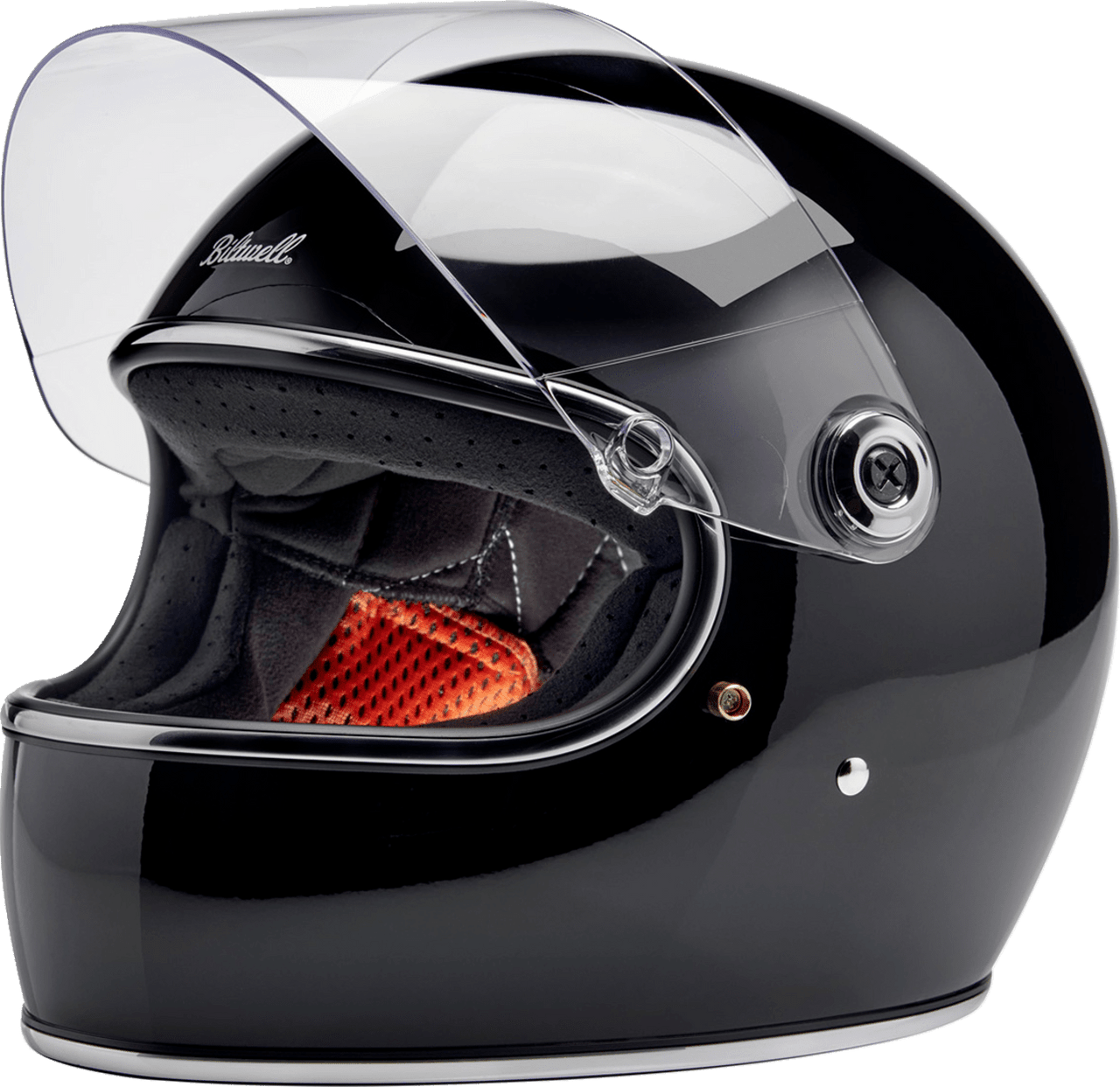 Biltwell-Gringo-S-Solid-Full-Face-Motorcycle-Helmet-Gloss-Black-Open-visor