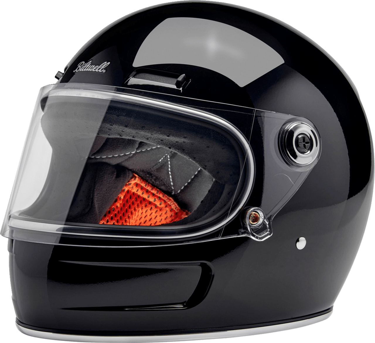 Biltwell-Gringo-SV-Solid-Full-Face-Motorcycle-Helmet-Gloss-White-open-visor-view