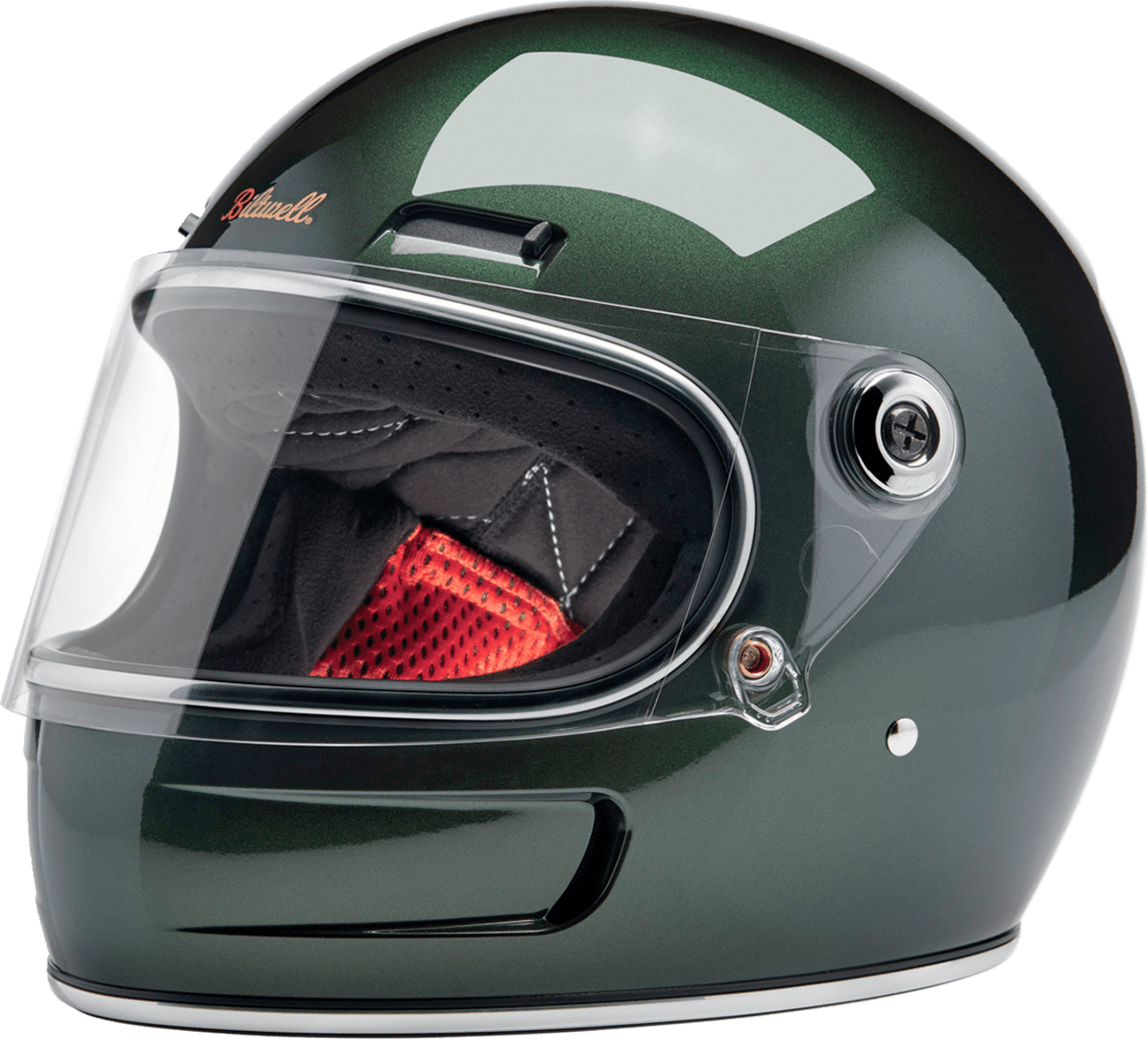 Biltwell-Gringo-SV-Solid-Full-Face-Motorcycle-Helmet-Metallic Sierra Green-Main