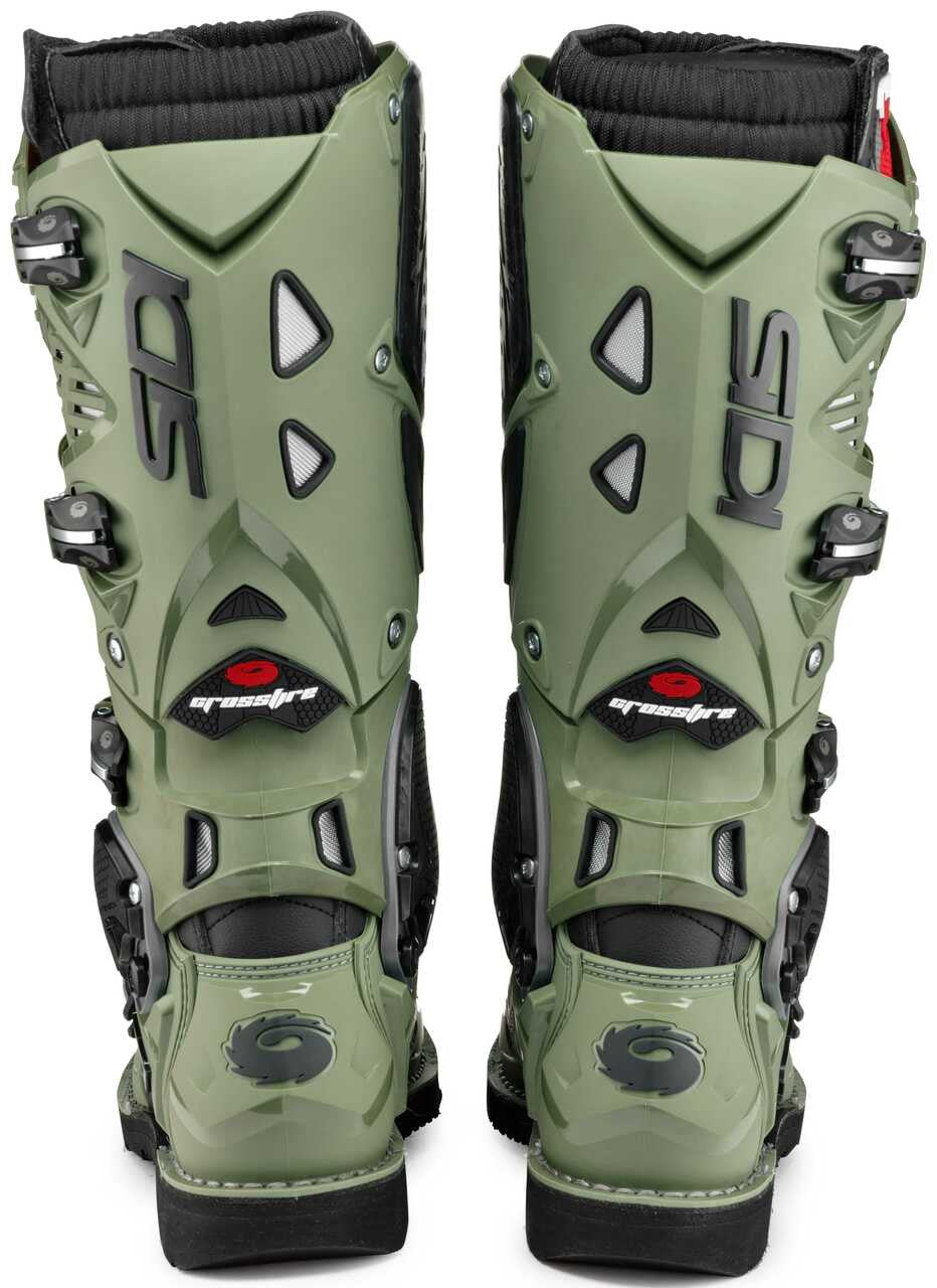 Sidi-Crossfire-3-TA-Off-Road-Motorcycle-Boots-army-rear-view