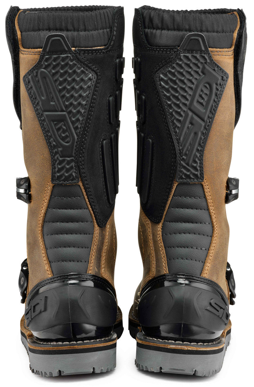 Sidi-Trail-Zero-2-Motorcycle-Offroad-Boots-Tobacco-Black-rear-view