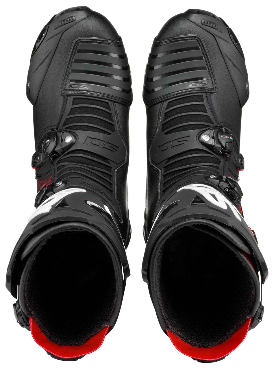 Sidi-Mag-1-Motorcycle-Racing-Boots-Black-Red-top-view