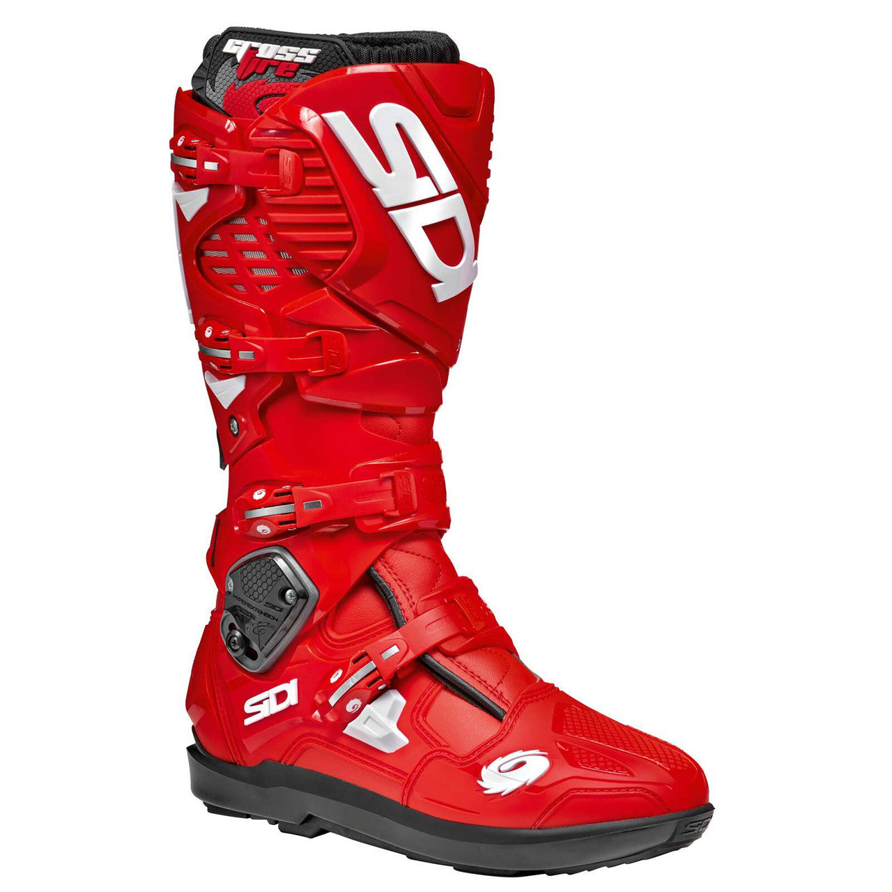 Sidi-Crossfire-3-SRS-Motorcycle-Offroad-Boots-Red-side-view