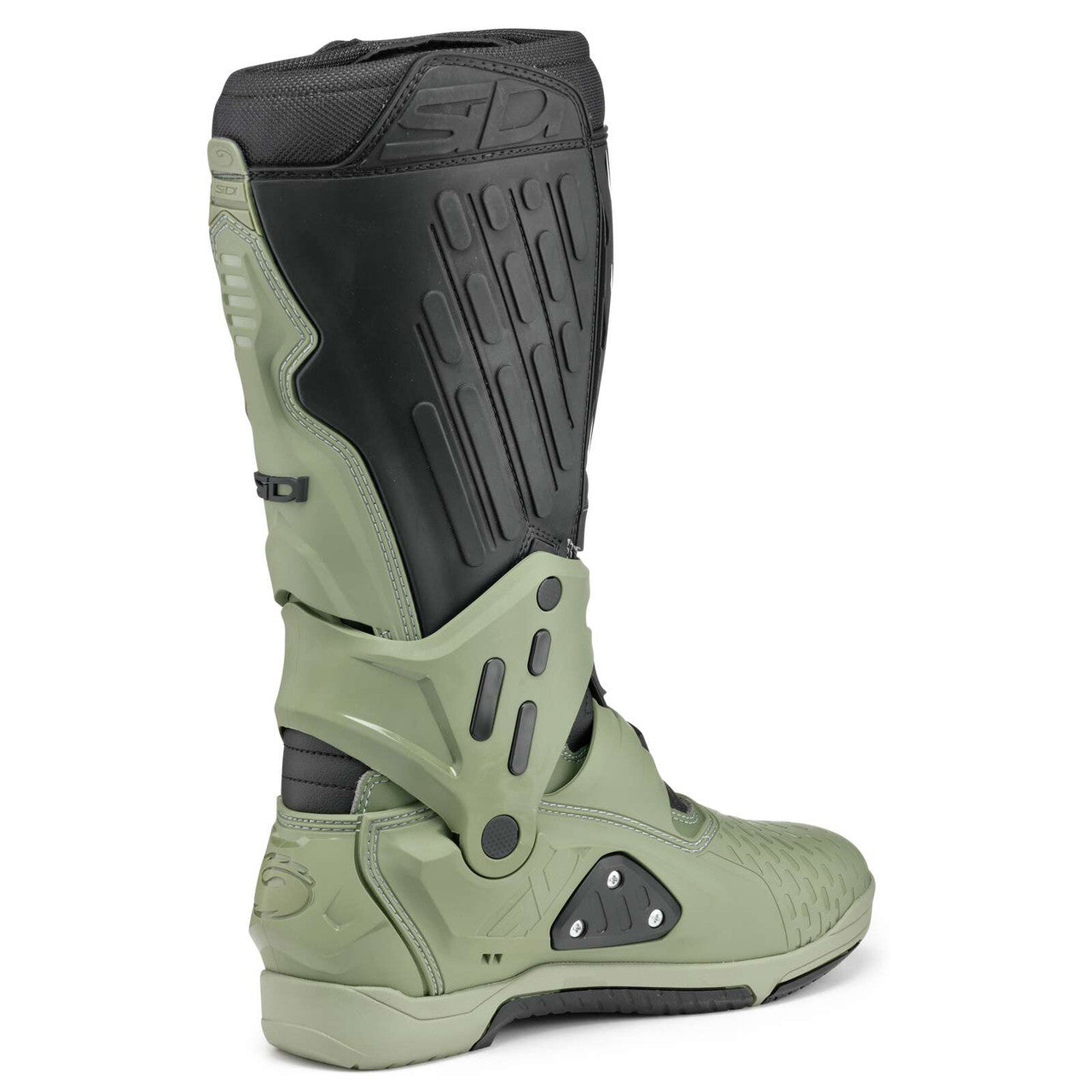 Sidi-Cross-Air-SL-Motorcycle-Offroad-Boots-Army-Black-side-view