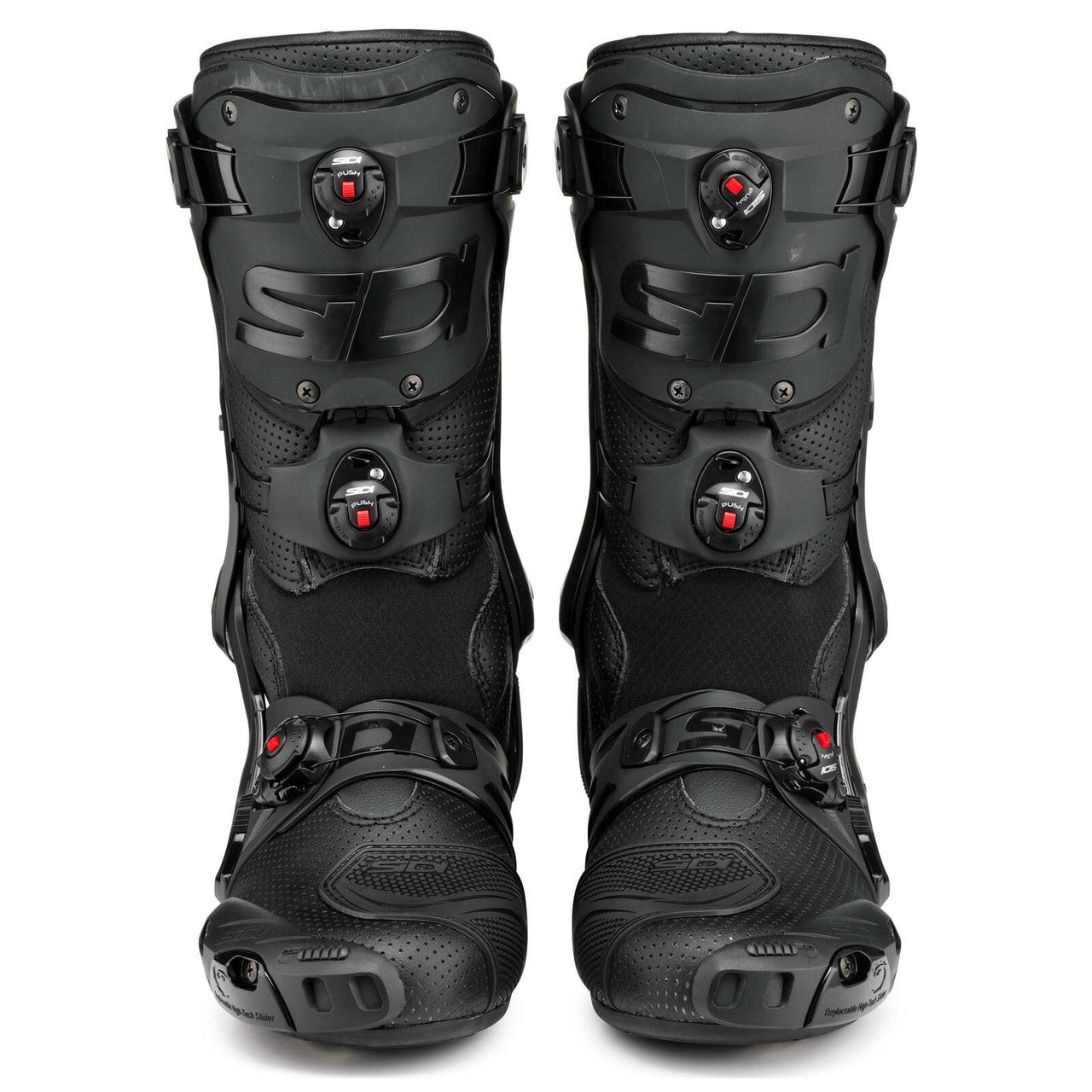 Sidi-Rex-Air-Motorcycle-Racing-Boots-Black-front-view