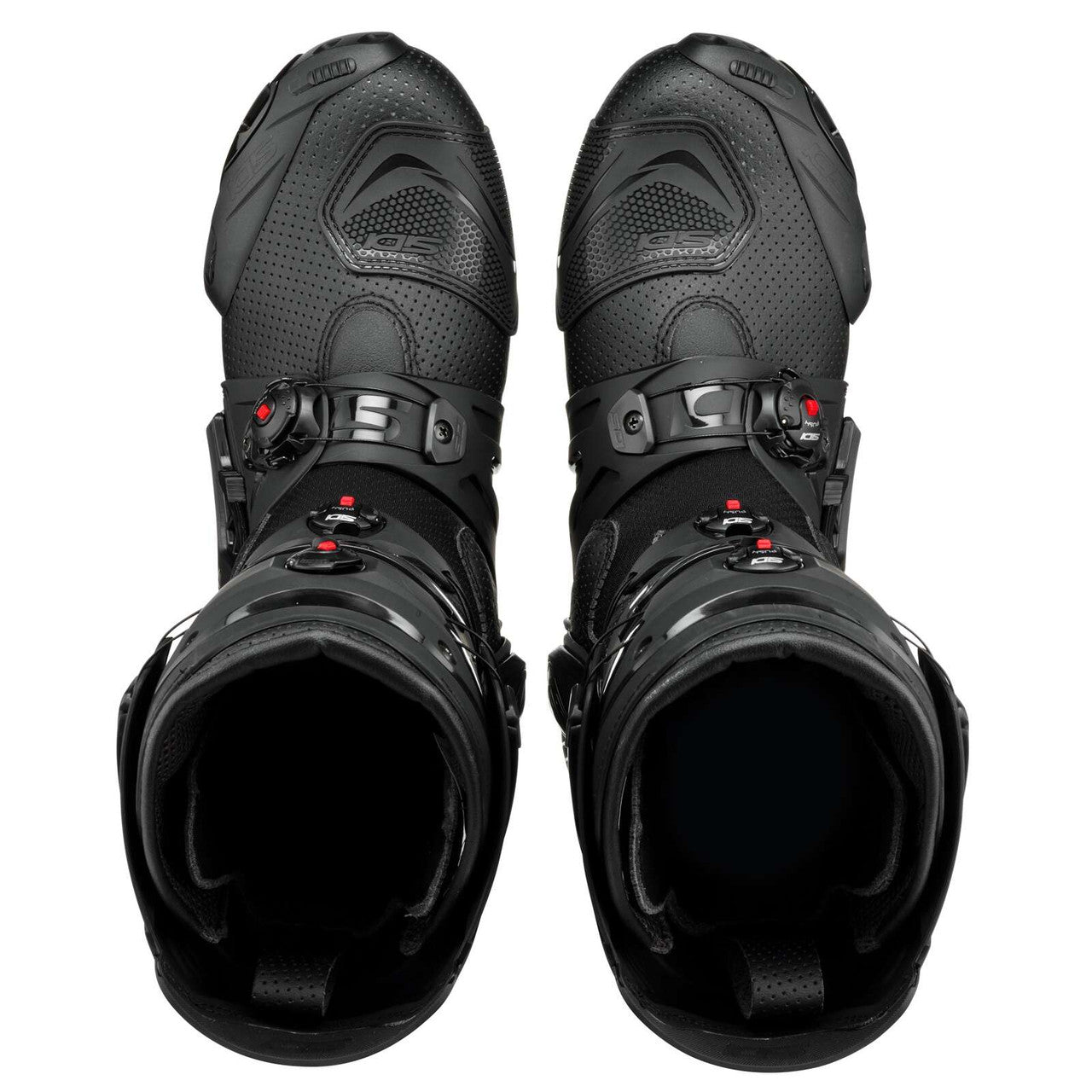 Sidi-Rex-Air-Motorcycle-Racing-Boots-Black-top-view