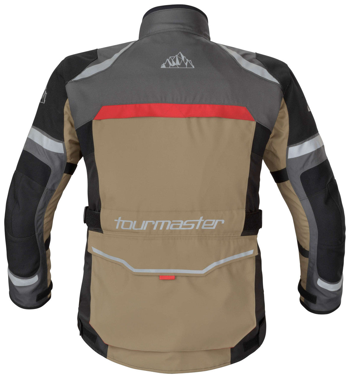 Tour-Master-Mariner-Laminated-Motorcycle-Jacket-Sand-back-view