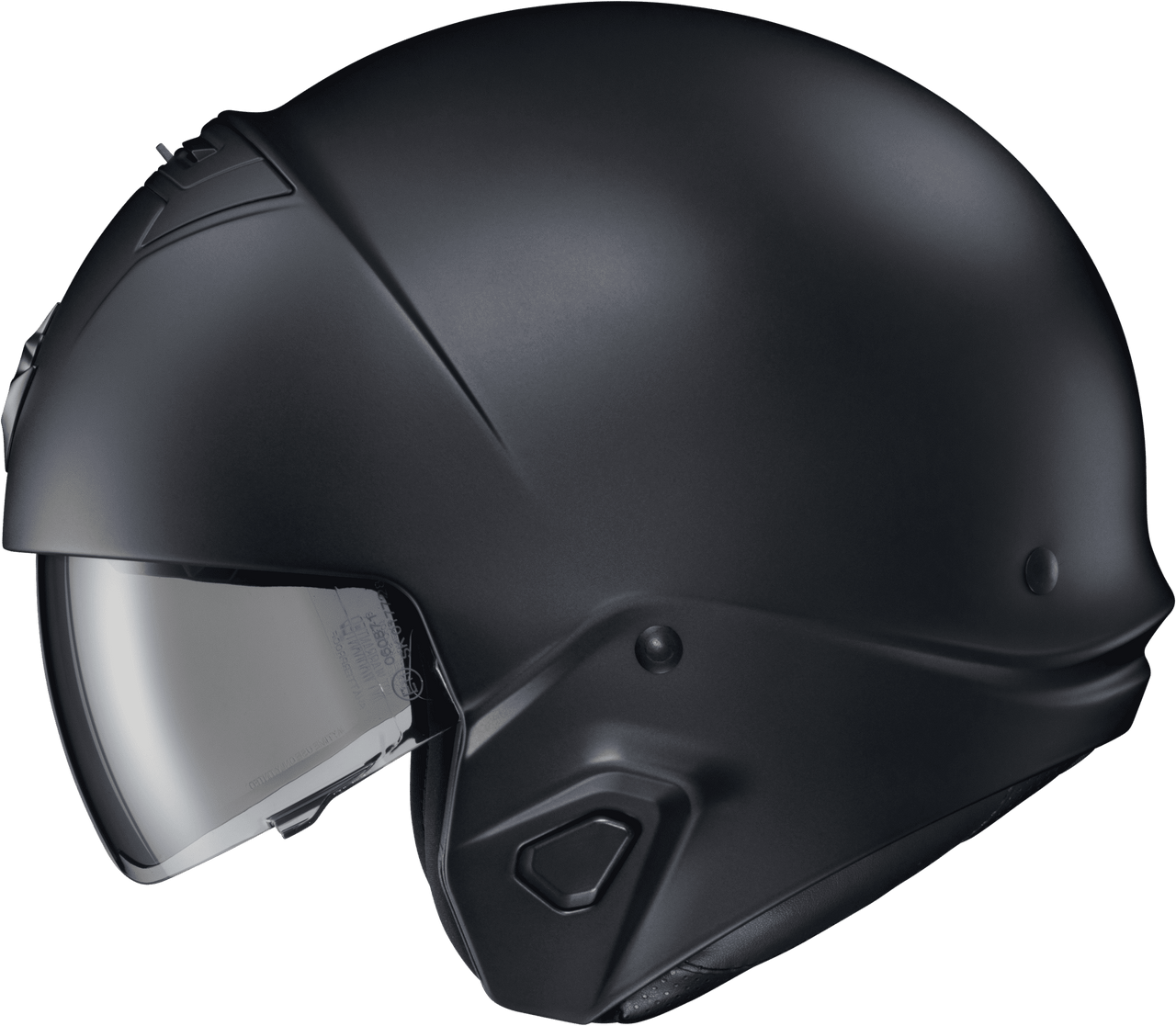 Scorpion-EXO-Covert-2-Solid-Open-Face-Motorcycle-Helmet-Matte-Black-3/4 Mode