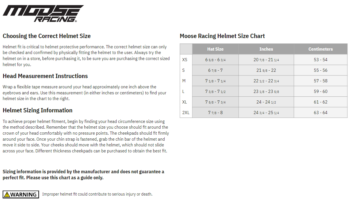 Moose-Racing-Air-Intake-Full-Face-Motorcycle-Helmet-size-chart