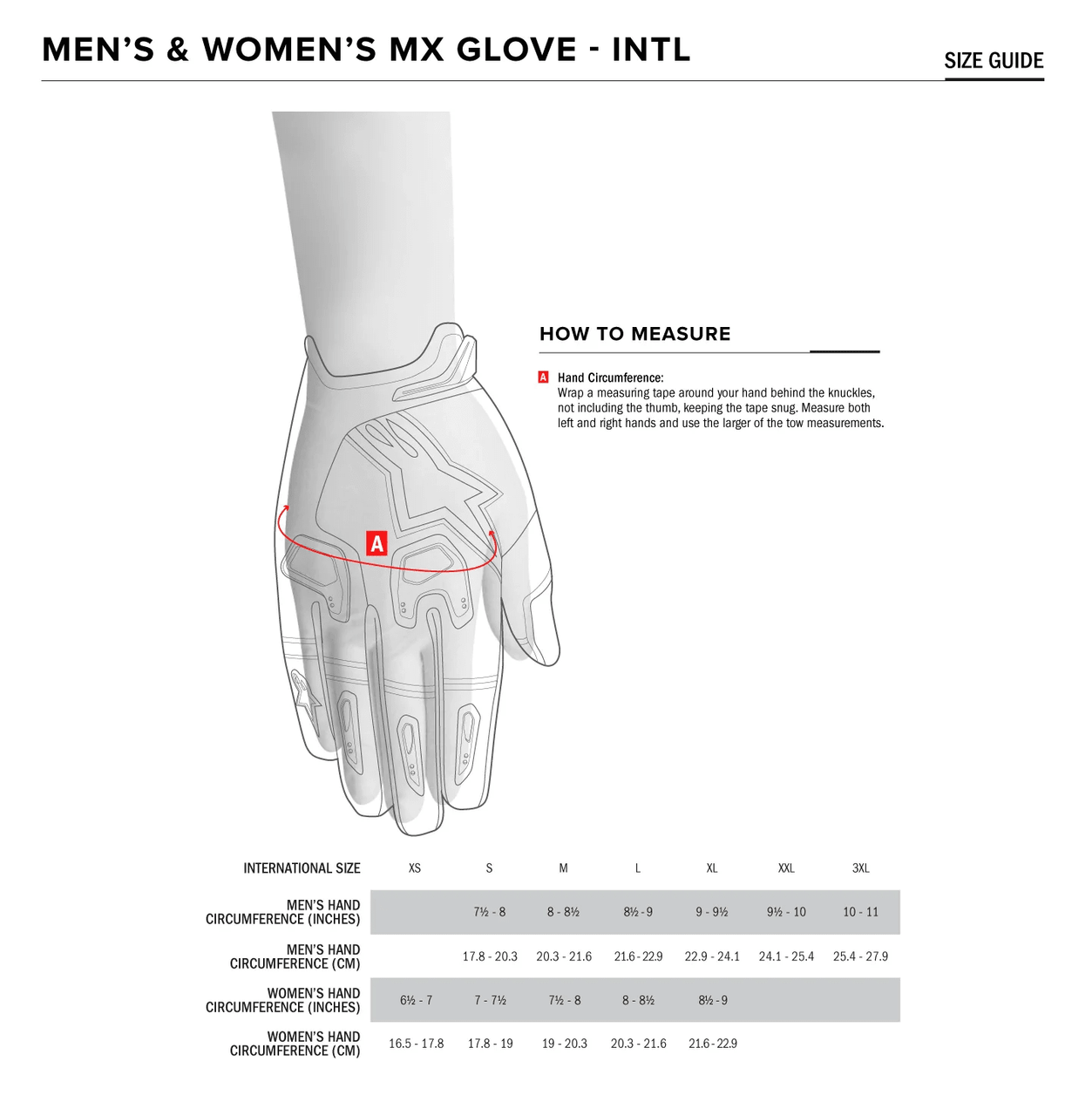 Alpinestars-XT-5-Gore-Tex-Gloves-sizechart