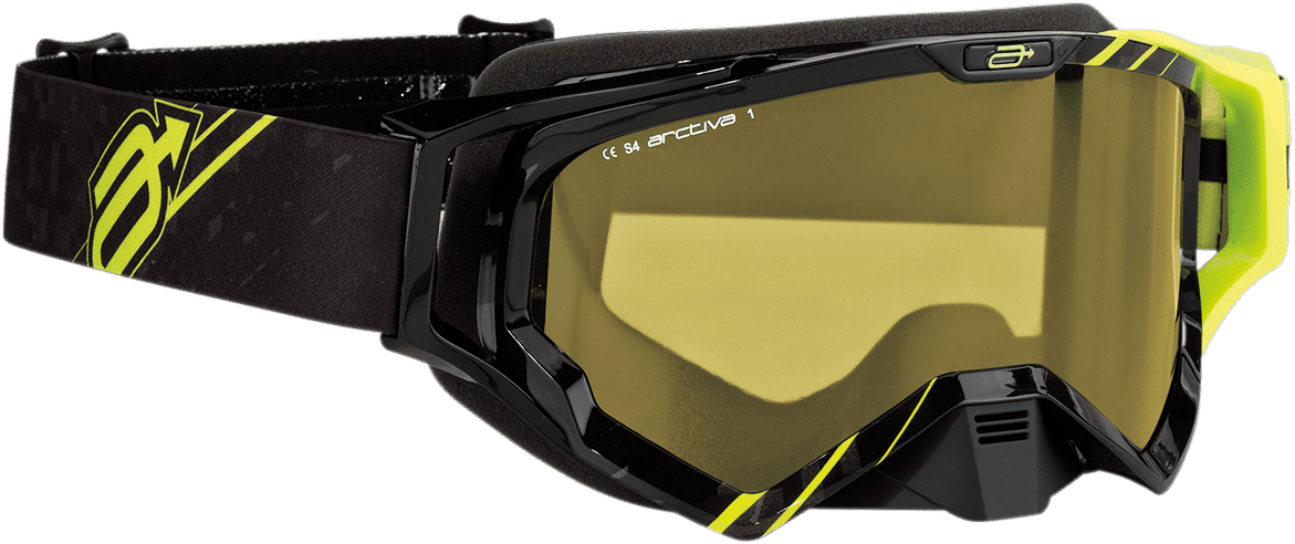 Arctiva-Vibe-Snow-Goggles-Black-hi-viz-yellow-main