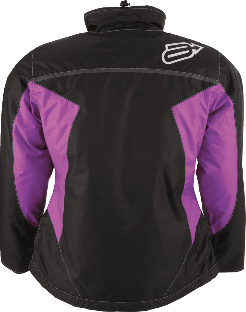 Arctiva-Womens-Pivot-6-Snow-Jacket-black-purple-back-view