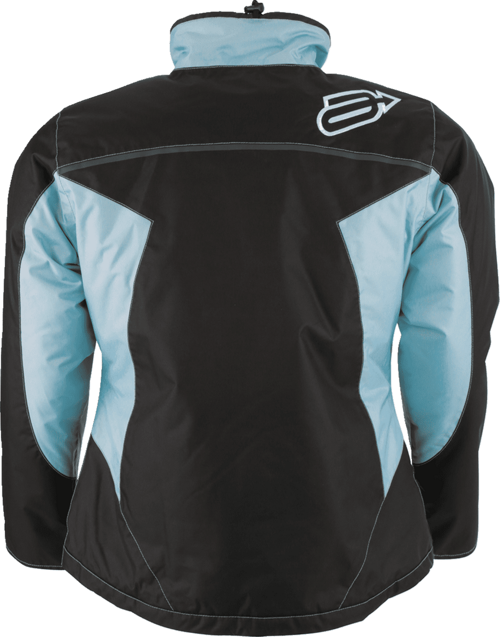 Arctiva-Womens-Pivot-6-Snow-Jacket-black-blue-back-view